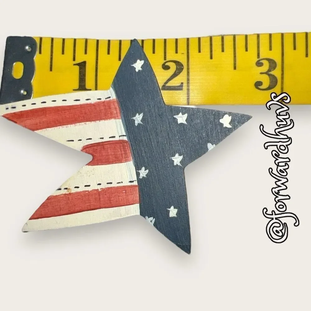 Bundle 3 for $15 American Flag Brooch and Star-Shaped Brooches